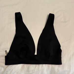 Free People Erin Scuba bralette S Black